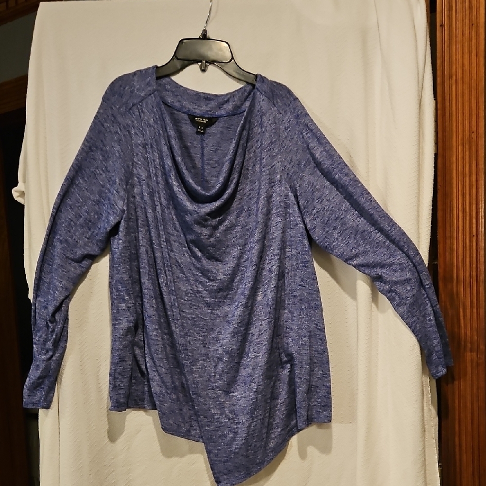 Cato Blue Long Sleeve Top